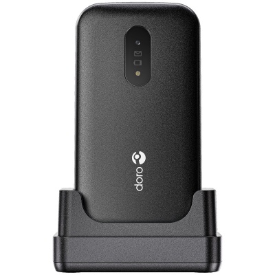 Doro 2800 Large Display 4G Amplified Flip Mobile Phone (Black)